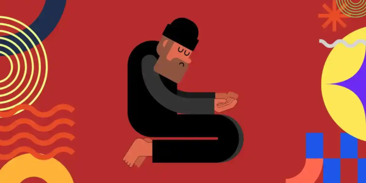 Ilustrasi orang yang sabar & tawakal