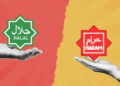 halal/haram ilustrasi,