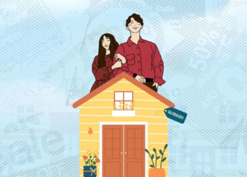 Rumah Subsidi Pemerintah 14 meter.