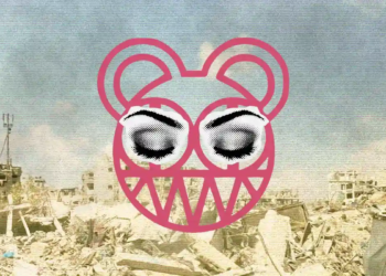 Ikon beruang Radiohead yang merem