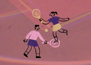 olahraga hits ilustrasi.