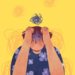Ilustrasi orang stres