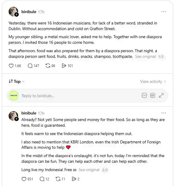 screenshot threads @binibule
