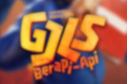 poster film gjls berapi-api ngeblur